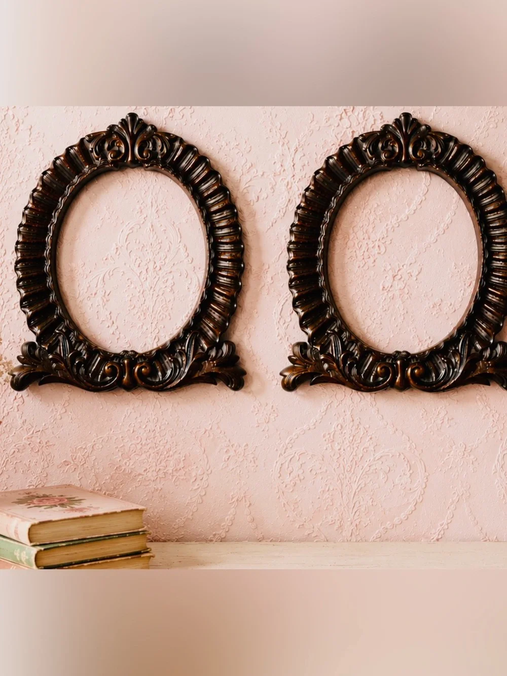 Hand-Carved Oak Picture Frame From France, Circa 1900 11x14